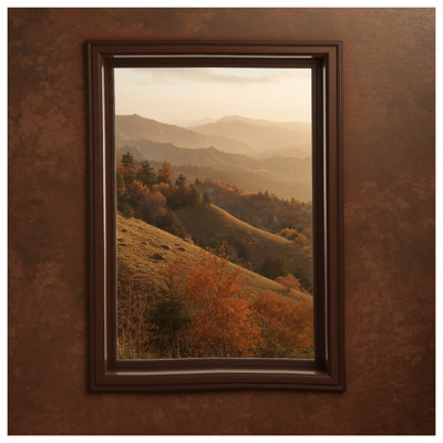 Mountain Landscape Autumn Comforter