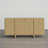 Hythe 66" Modern Rounded Corner 4-Door Sideboard With Soft-Close Hinges & Adjustable Shelves-1018257629