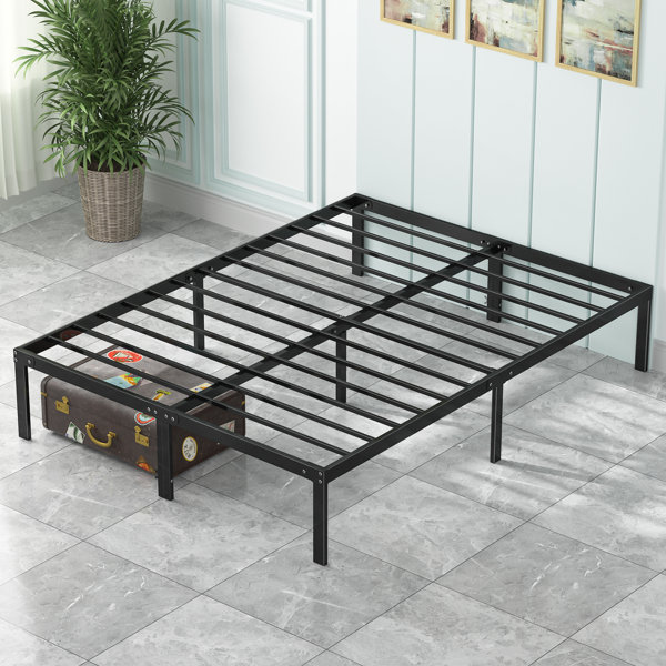The Furniture King Bed Slats King Size Wood Less Than 2 Inches Apart  Specialty Platform Plank Bed Frame Support Boards Attached with Black  Strapping
