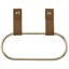 Bathroom Oval Brass Tone Hand Towel Rings