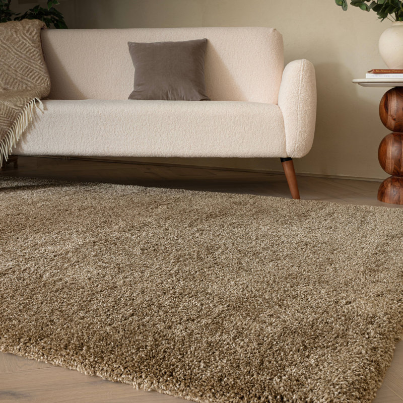 Taiwo Shaggy Natural Area Rug, Rectangle 200 x 290 cm