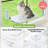 2PC Cat Window Perch Cordless Foldable Cat Hammock Bed For Window With Metal Frame And Reversible Cover, Large Suction Cups Window Resting Seat For Indoor Cats (Cat Bed, M-2PC)
