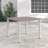 Travira Square Metal Outdoor Dining Table With Umbrella Hole , 40'' in. W 40'' in. D-1898098857-1940053156