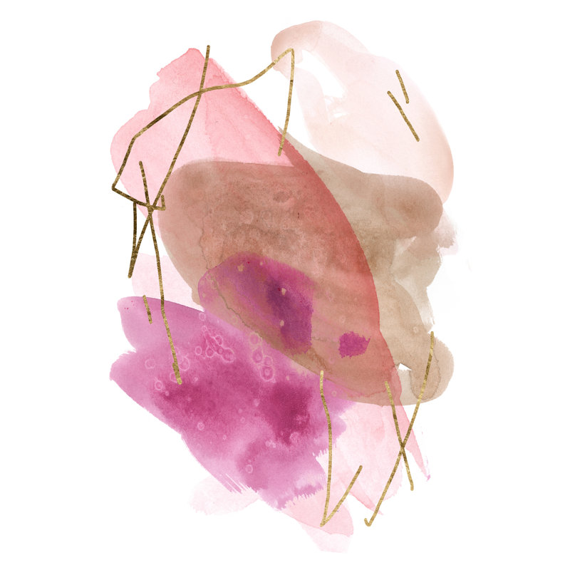 " Rose Edge I ", 12" H x 8" W x 1.25" D