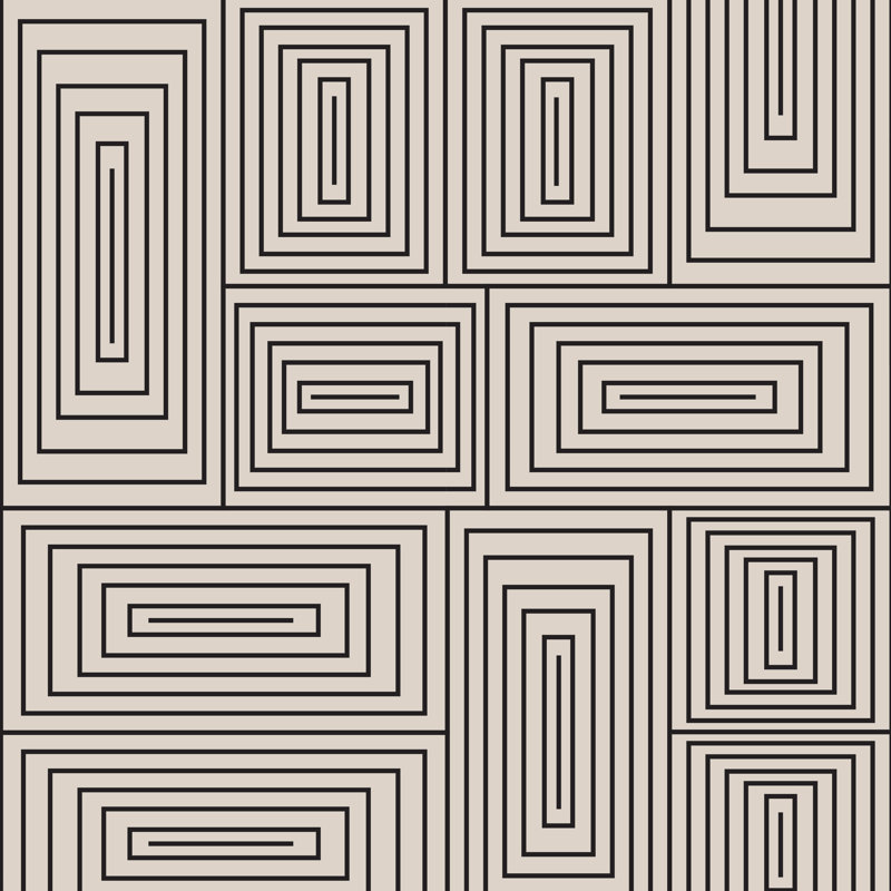 Rouleau de papier peint L 10 pi x l 25 po Nia, Taupe, Non encollé, Toile de ramie synthétique