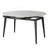 33.5'' To 51.2'' Extendable Sintered Stone Material Round White Dining Table