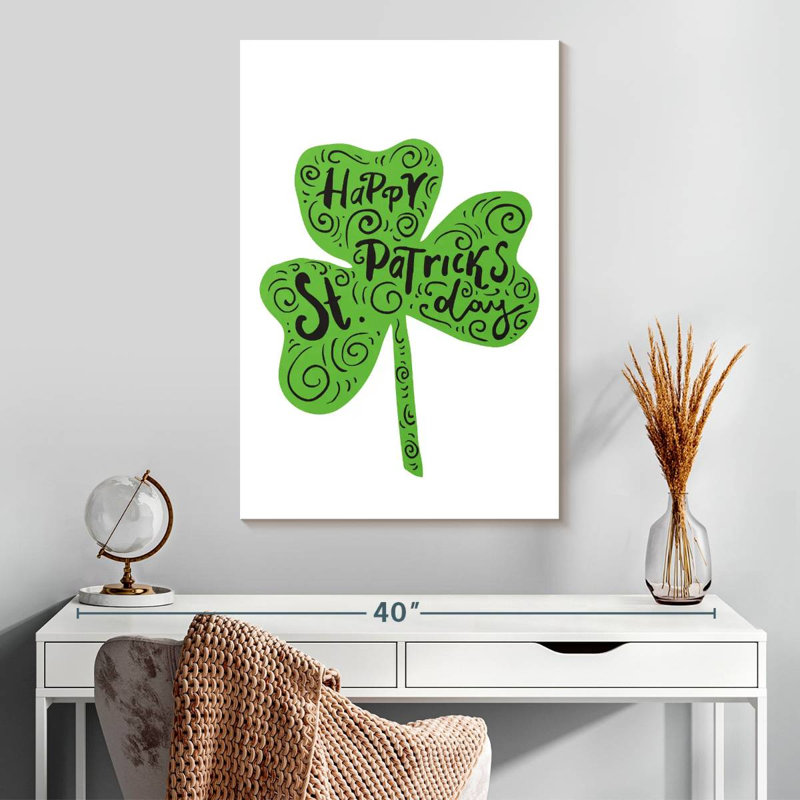 Trèfle de la Saint-Patrick de Lelend, H 30 po x l 20 po