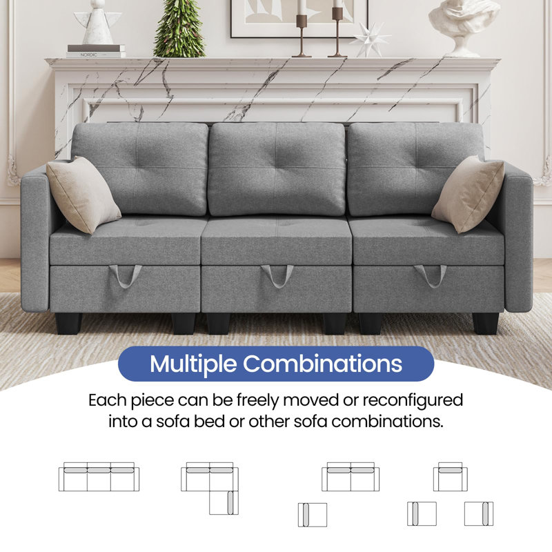 Fabric Corner Sofa , 3