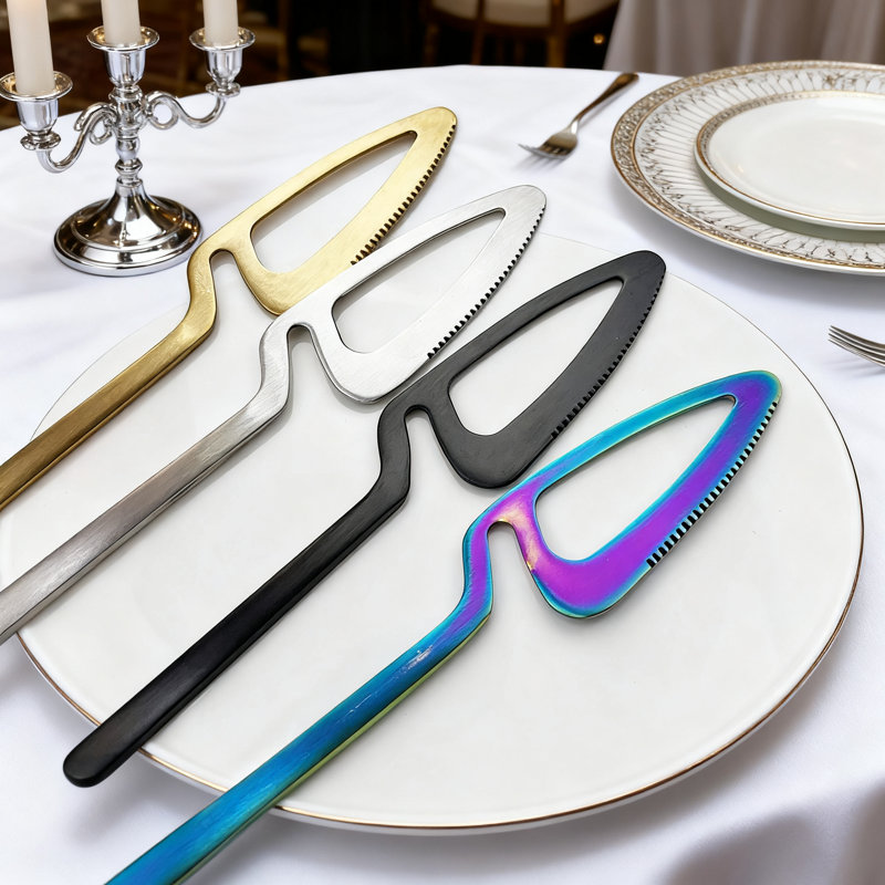 Service de couverts 24 pièces pour 6 personnes, ensemble de couverts en acier inoxydable avec finition satinée, comprend des couteaux, des fourchettes, des cuillères et un lave-vaisselle