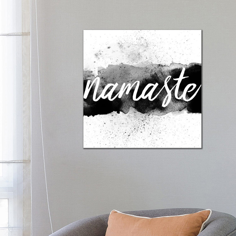 Namaste 1 Piece Wrapped Canvas Wall Art, 66.04 cm H x 66.04 cm W x 3.175 cm D