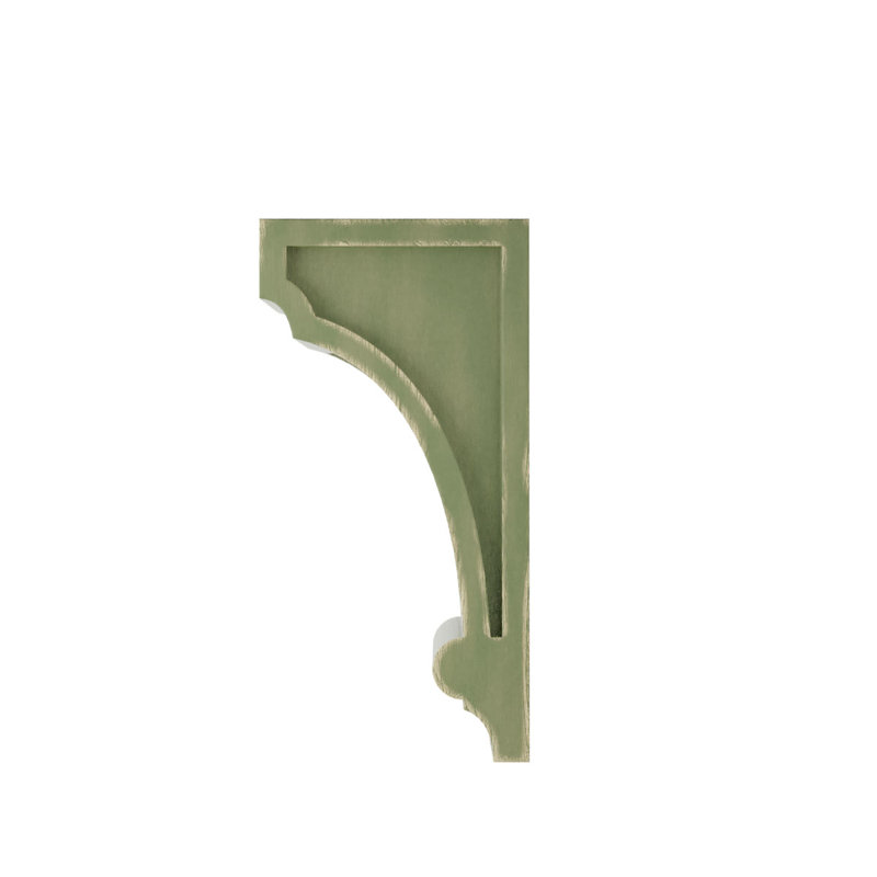 Support Diane / corbeau, H 12 po x l 4,75 po x P 6 po, Vert patiné