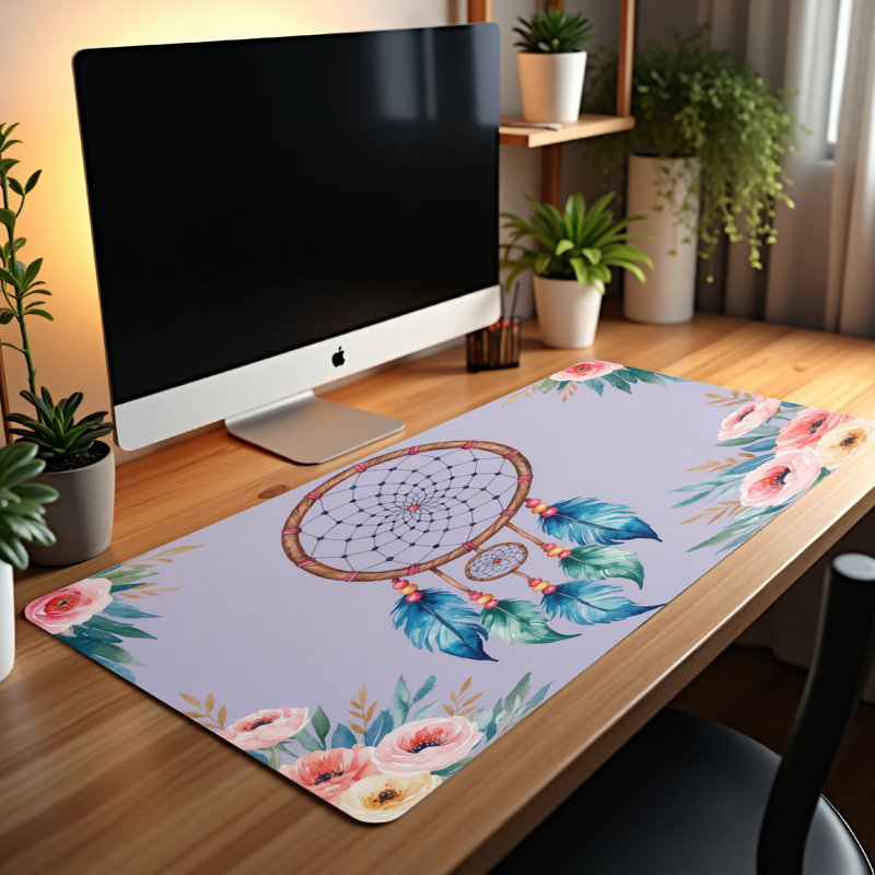 Polyester Desk Pad, 31.5x15.5