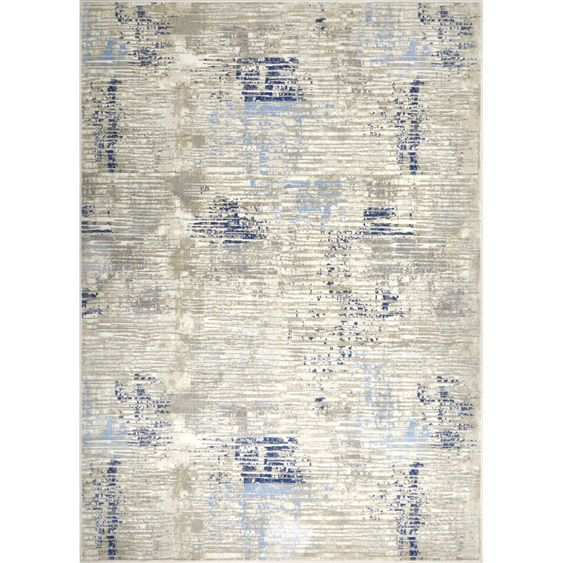 Tavernia Abstract Indoor Rug, Rectangle 1'6" x 2'6"