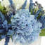 Hydrangea and Heather Arrangement-973363098