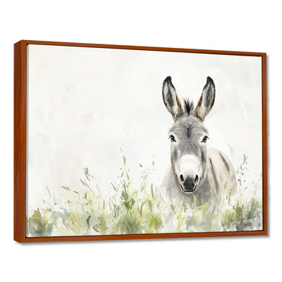 «Gentle Bray Donkey» par The Farm II - reproduction d'art d'âne