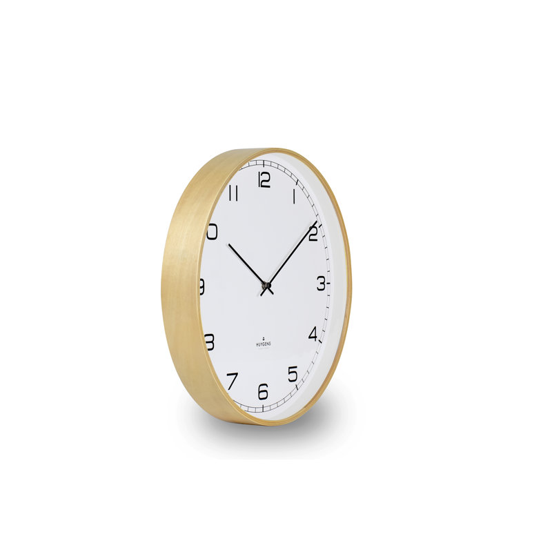 Wood Wall Clock, 45cm Hx 45cm W x 6.2cm D