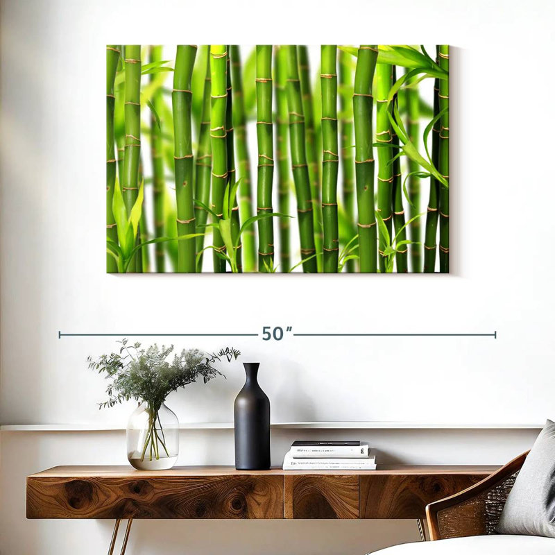 Harnek Green Bamboo Grove, 26" H x 39" W