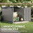 57.5 in. W x 79.75 in. D Glidetop Horizontal All-Weather Outdoor Storage Shed
