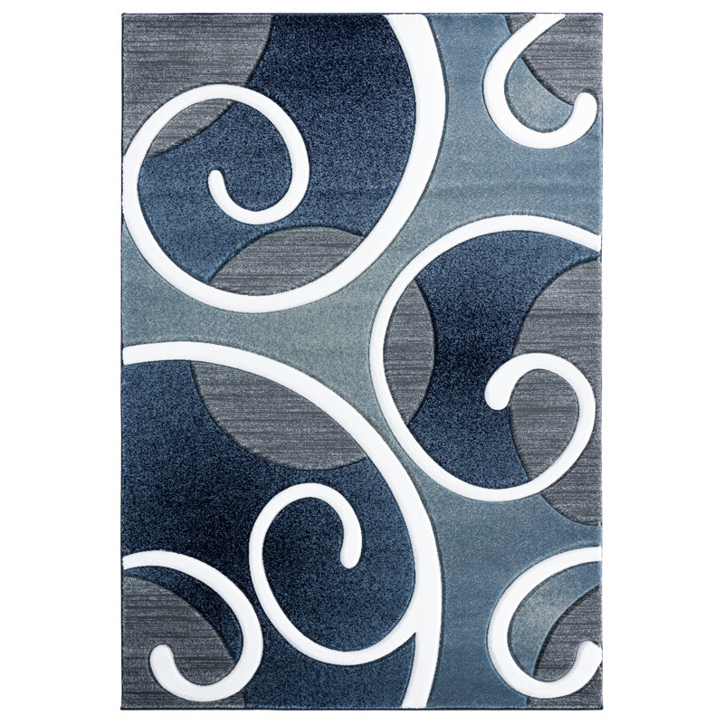 Zabala Abstract Indoor Rug, Rectangle 1'10" x 2'8"