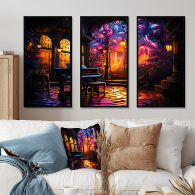 Gothic Piano Church Melodies - Piano Wall Art