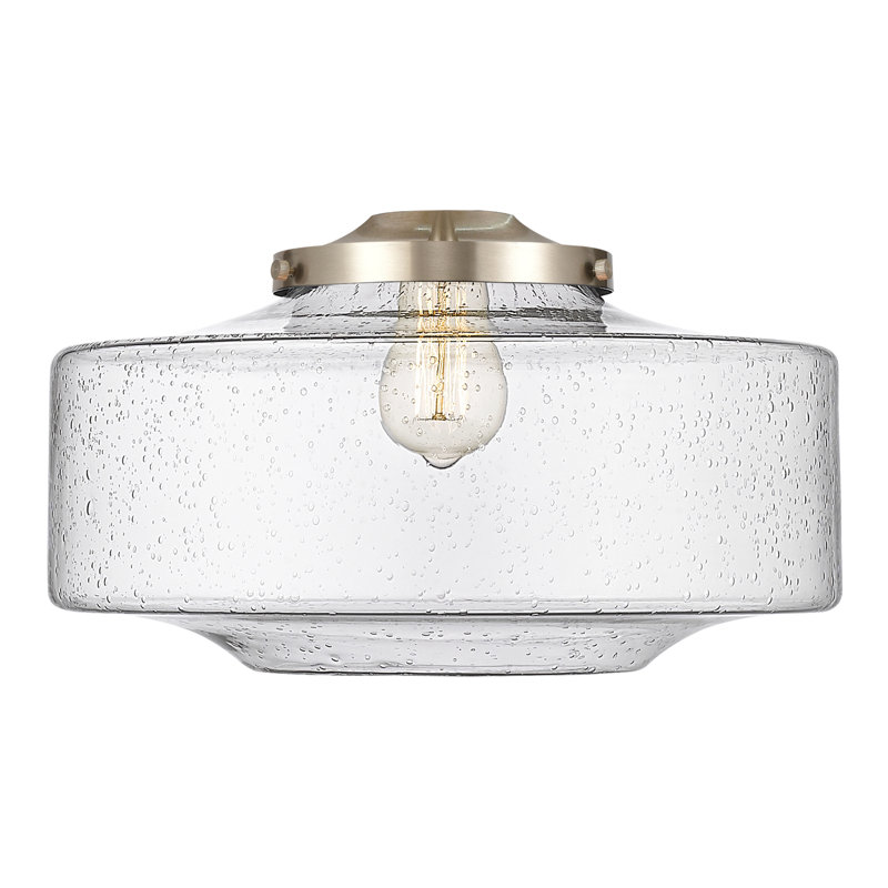 Mini-luminaire suspendu à tige lumineuse 12 po Franklin Restoration - Lainee - ampoule non incluse - finition bronze frotté