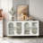 Sidboard With Storage Cabinet And Adjustable Shelves For Living Room Bedroom