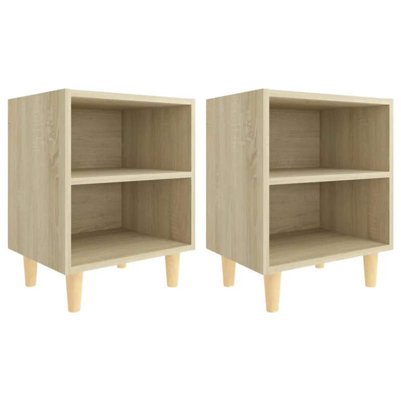 Southwell 40cm W Bedside Table, Sonoma Oak