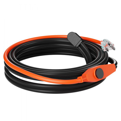 Pipe Heating Cable 24FT 7W/FT Heat Tape for Pipes with Built-in Thermostat