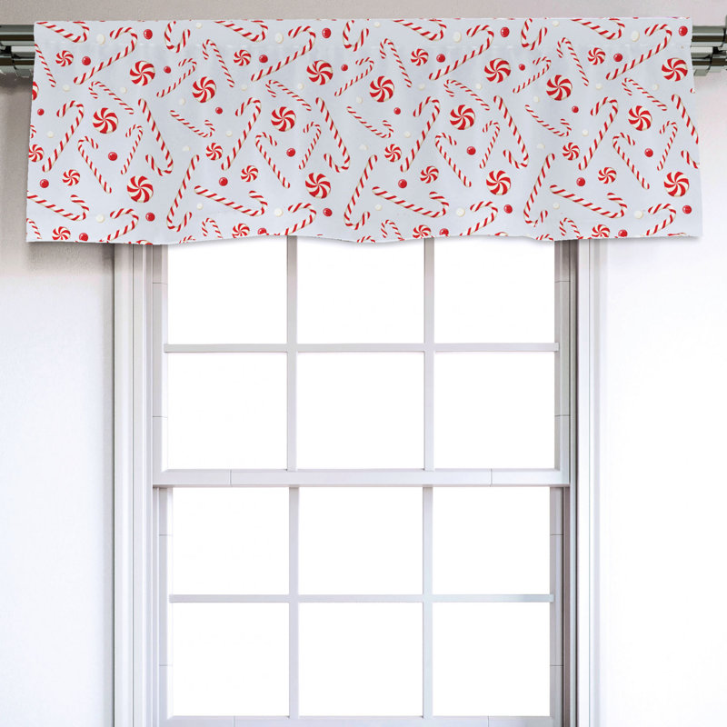 Sateen Ruffled Window Valance