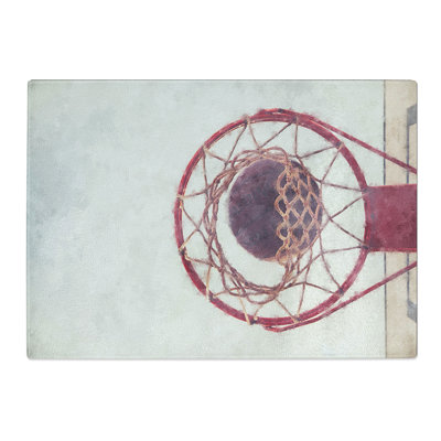 Tempered Glass the Basketball Hoop Chopping Board