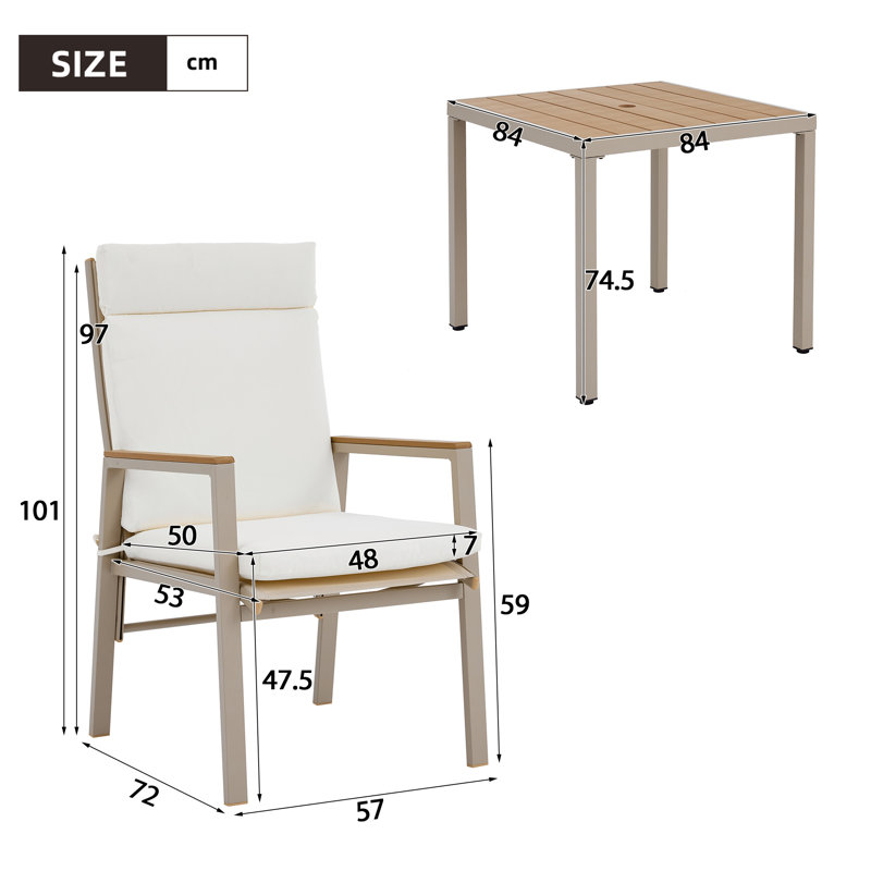 4-Person Patio Dining Set