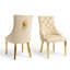 48 cm H Tufted Velvet Side Chair-628392996