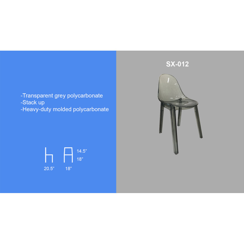 Chaise d’appoint en gris fumée Bucklebury
