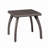 17.7" Outdoor Accent Side Table - PE Wicker & Iron, Weatherproof, Perfect For Chairs, Drinks & Snacks - Easy Assembly-1794652008