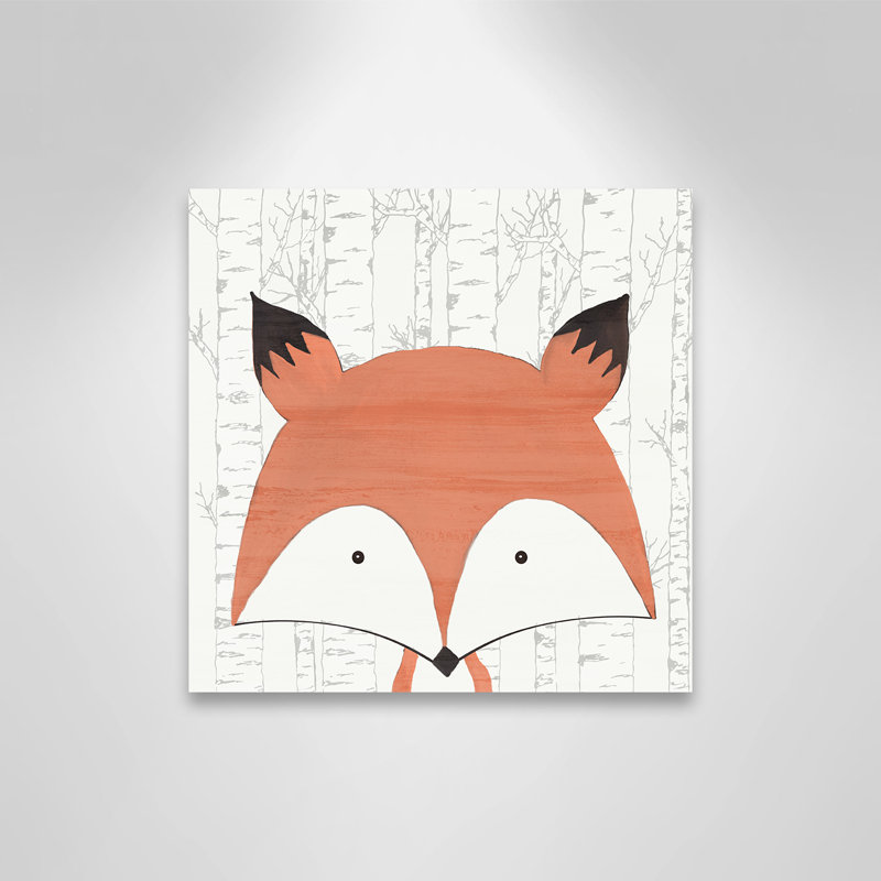Art sur toile, "Woodland Friends 2", H 12 po x l 12 po x P 1,5 po
