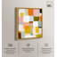 "Pixel Patchwork I", impression murale sur toile par Art Remedy, cadre doré, 36 x 45-1759602151-1759602152