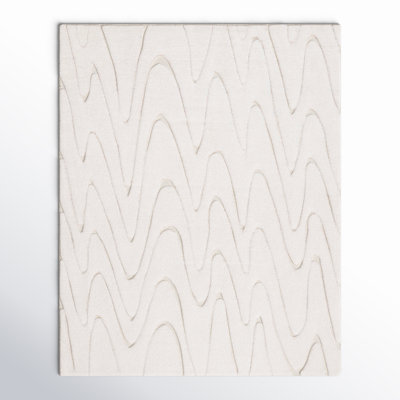 Martinique Ivory Beige Hand-Woven Flatweave Rug