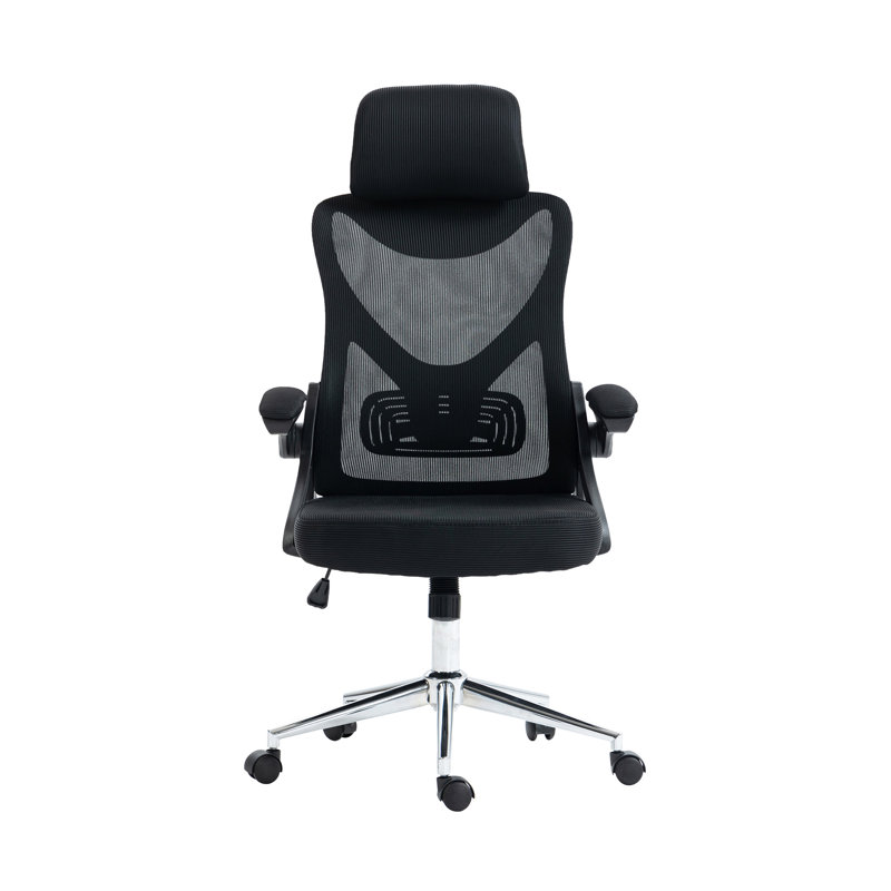 Techni Mobili Essential Ergonomic Office Chair With Headrest & Lumbar Support