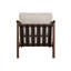Fauteuil club rembourré Shinaire