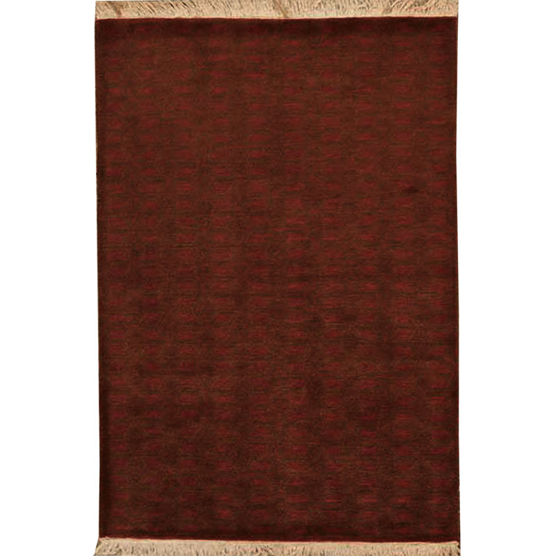 Hand-Knotted High-Quality Red Area Rug