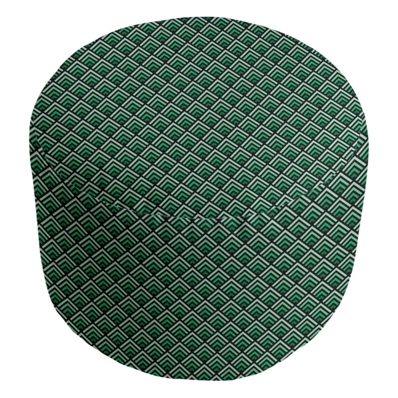Repose-pieds Avicia, Blanc / vert Scarmento