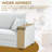 102" Upholstered Deep Seat Chaise Sofa With Ottoman-1430693874-1430693869