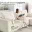 Canapé modulaire surdimensionné en tissu velours côtelé de 137 po Boneless-920158802