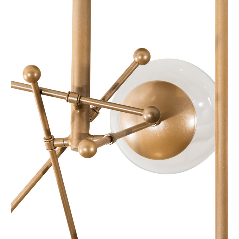 Lustre linéaire moderne Spoutnik à 10 lumières Bola
