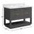 Allie 42" Single Bathroom Vanity with Carrara Marble Top-2056542057-2140940818-2056542061