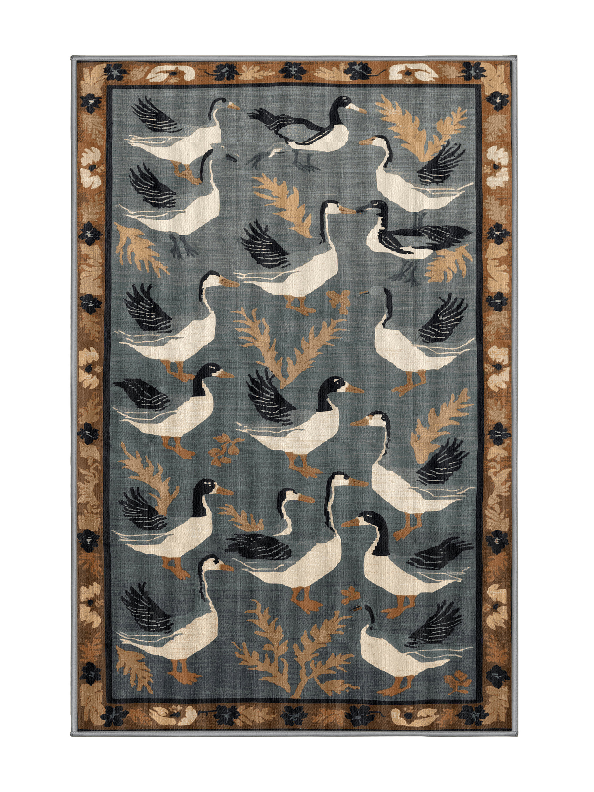Bayou Breeze Washable Hawaiian Geese Hawaiian Area Rug | Wayfair