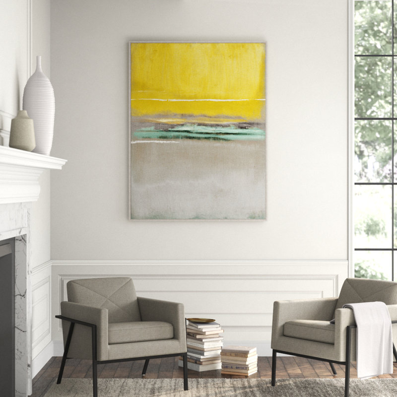 Verde 1' Framed Print on Canvas