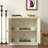 30.75''Storage Sideboard Cabinet With 2 Mirrored Doors-1166693560