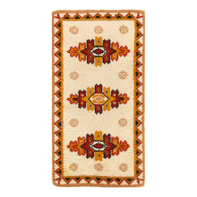 One-of-a-Kind Runner 2'3" X 4'6" Hand Knotted Area Rug