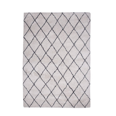 Azura Geometric Synthetic Hand Woven Area Rug